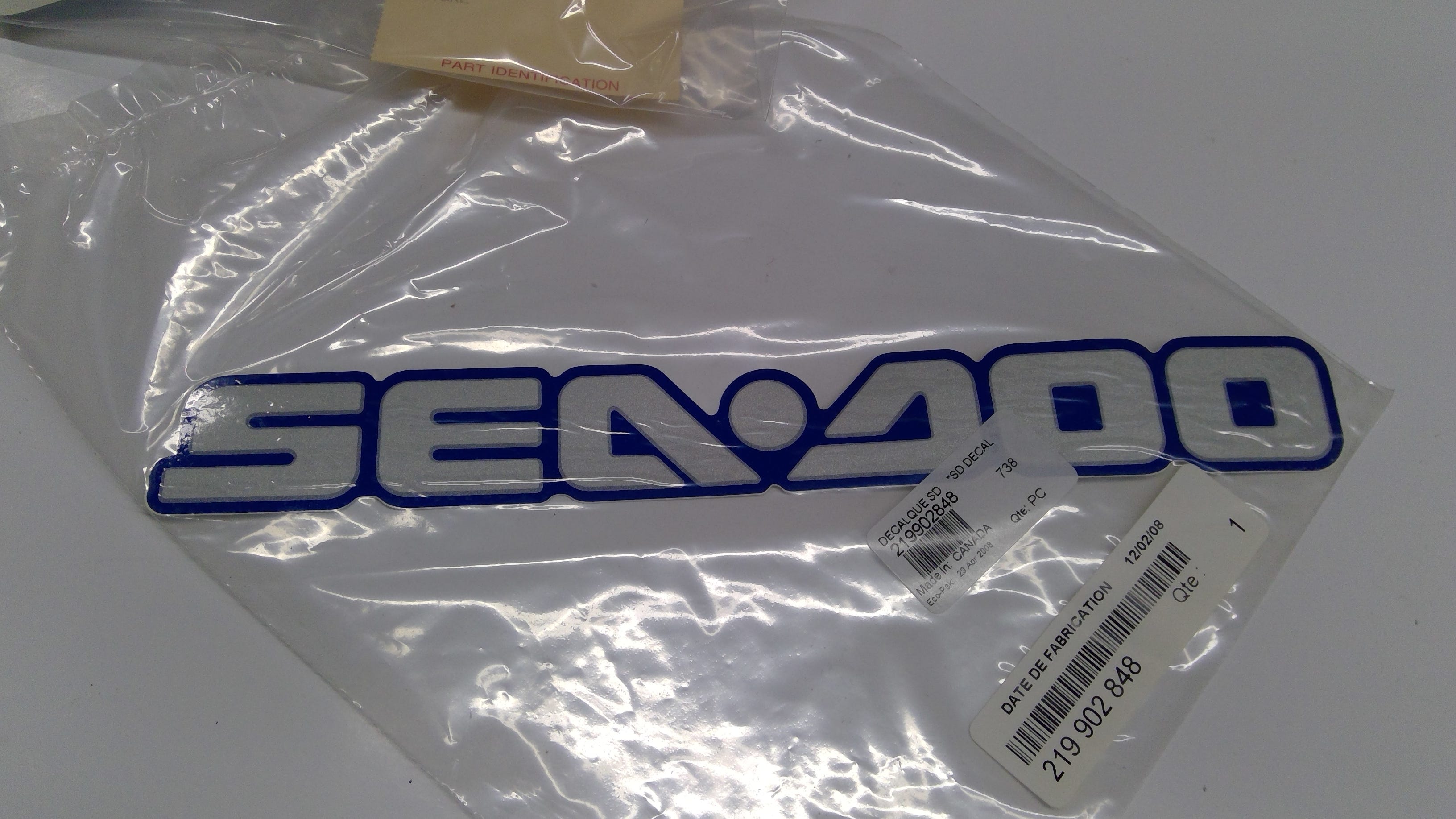 Sea-Doo Sea-Doo Decal, OEM Part # 219902848