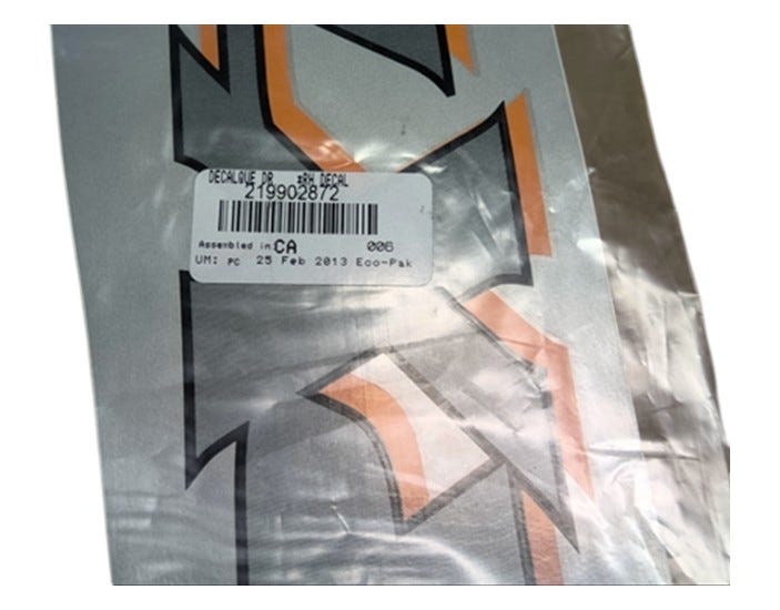 Sea-Doo RH Rear Lateral Outside De, OEM Part # 219902872