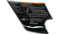 Sea-Doo LH Warning Decal, Principa, OEM Part # 219903442