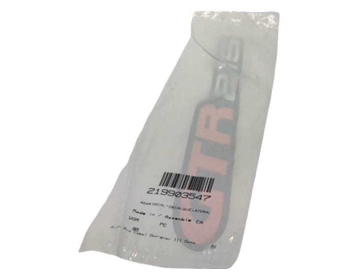 Fits Sea-Doo REAR Decal, OEM Part # 219903547
