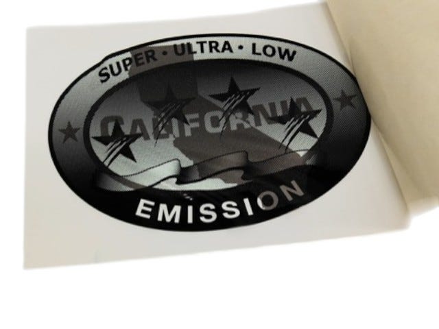 Fits 2012 Sea-Doo 150 Speedster 155 / 180 Challenger & Challenger SE 215 Decal Emission Control, OEM Part # 219904027