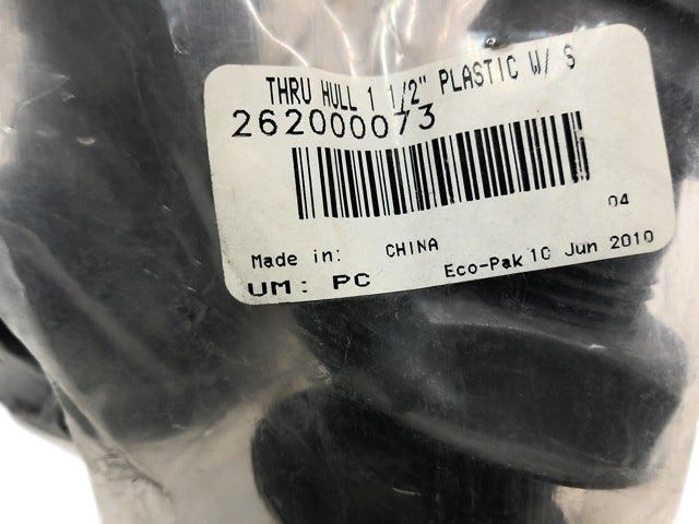 Fits 2010 Sea-Doo 210 Challenger 310 / 210 Challenger SE 310 Scupper Valve, OEM Part # 262000073