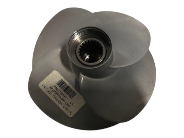Fits 2010 Sea-Doo 230 Challenger 310 / 230 Challenger SP 310 Stainless Steel Impeller A, OEM Part # 267000447