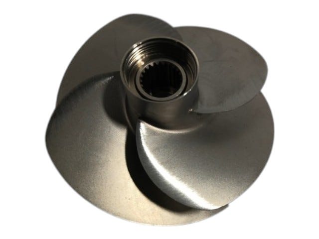 Fits 2010 Sea-Doo 230 Challenger 310 / 230 Challenger SP 310 Stainless Steel Impeller A, OEM Part # 267000449
