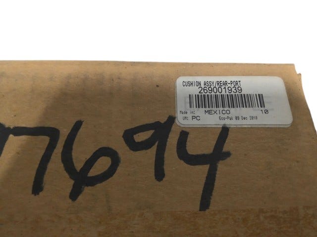 Fits Sea-Doo Sea-Doo Sea-Doo Cushion Asm/rear PORT, OEM Part # 269001939