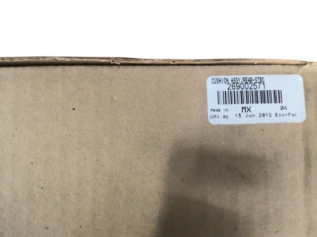 Fits 2012 Sea-Doo 210 SP 310 / 210 SP 430 REAR Cushion ASM Starboard, OEM Part # 269002571