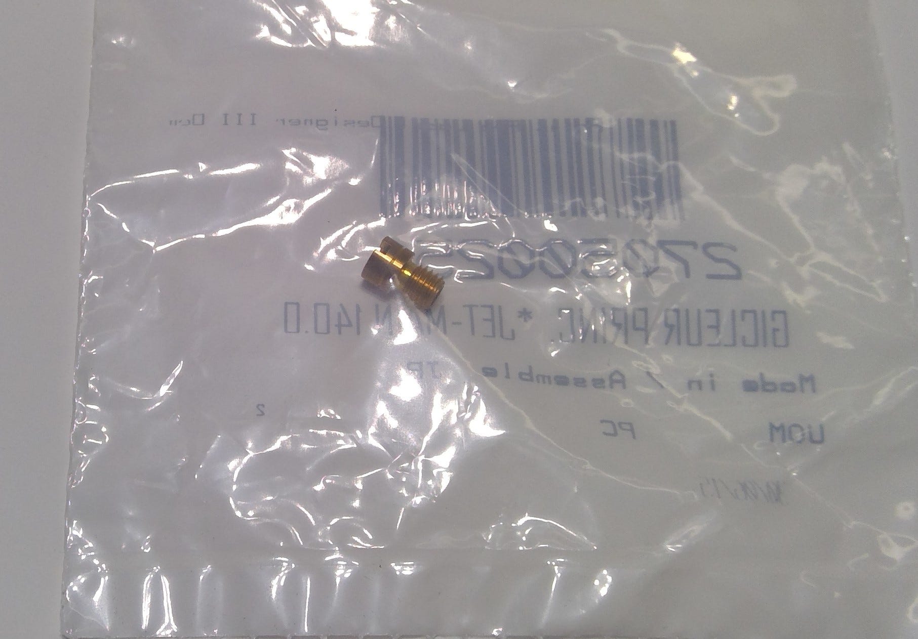 Fits BRP MAIN JET 140.0, OEM Part # 270500251