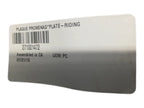 Fits BRP BRP BRP Plate Riding, OEM Part # 271001472