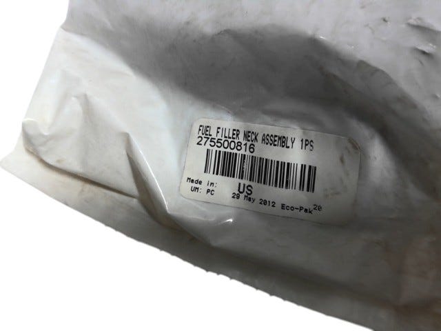 Fits 2012 Sea-Doo 150 Speedster 155 / 150 Speedster 260 FUEL Filler NECK ASM, OEM Part # 275500816