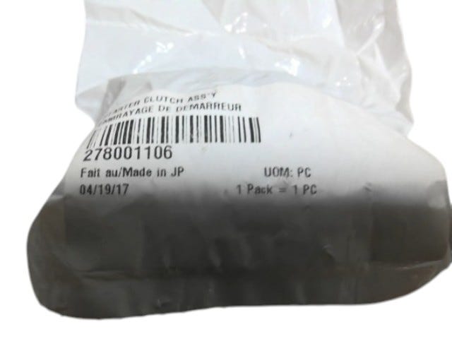 Fits 1997-1999 Sea-Doo Challenger 1800 / Speedster Starter Clutch ASM, OEM Part # 278001106