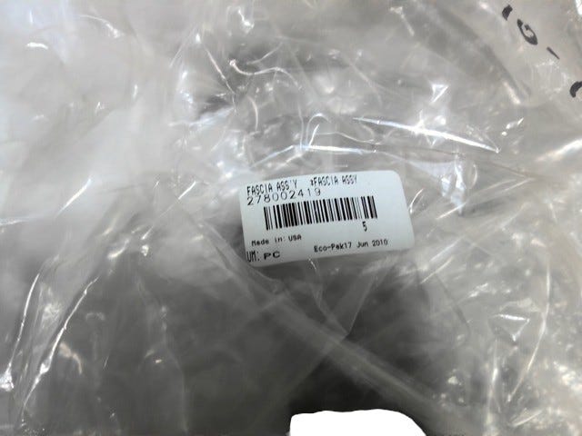 Fits 2010 Sea-Doo 210 Challenger 310 / 210 Challenger SE 310 Fascia, OEM Part # 278002419