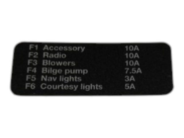 Fits 2011-2012 Sea-Doo 200 Speedster 510 Label Interface, OEM Part # 278002637
