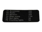 Fits 2011-2012 Sea-Doo 200 Speedster 510 Label Interface, OEM Part # 278002637