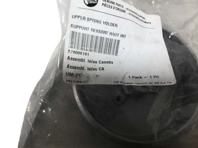 Fits 2011-2017 Sea-Doo GTX S 155 / RXT-X aS 260 & RS. Upper Spring Holder, OEM Part # 279000191