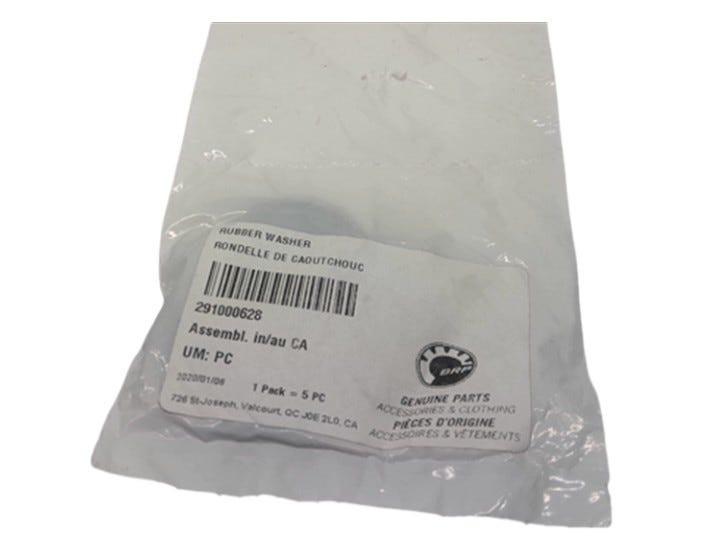 Fits 1996-2012 Sea-Doo Rubber Washer, OEM Part # 291000628