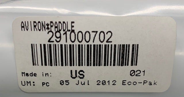 Fits Sea-Doo Paddle, OEM Part # 291000702