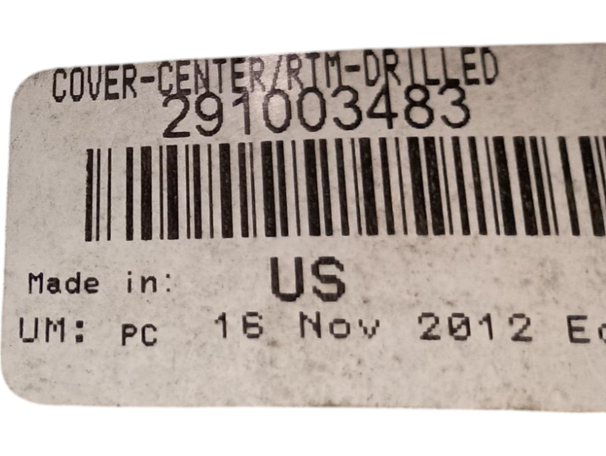 2012 Fits Sea-Doo SE 215/ 180 Challenger SE 260 Center Cvr, OEM Part # 291003483 - Vintage image