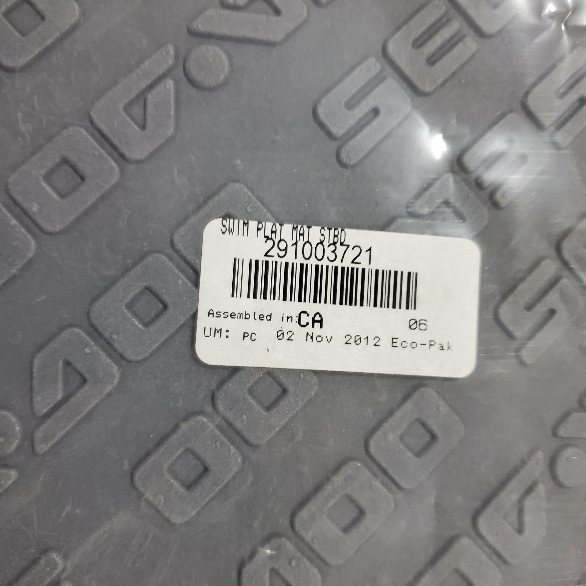 2012 Fits Sea-Doo 210 SP 430 Swim Platform Carpet Starb, OEM Part # 291003721 - Vintage image