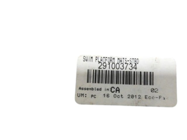 Fits 2012 Sea-Doo 230 SP 430 / 230 SP 520 SWIM Platform MAT Outside, OEM Part # 291003734