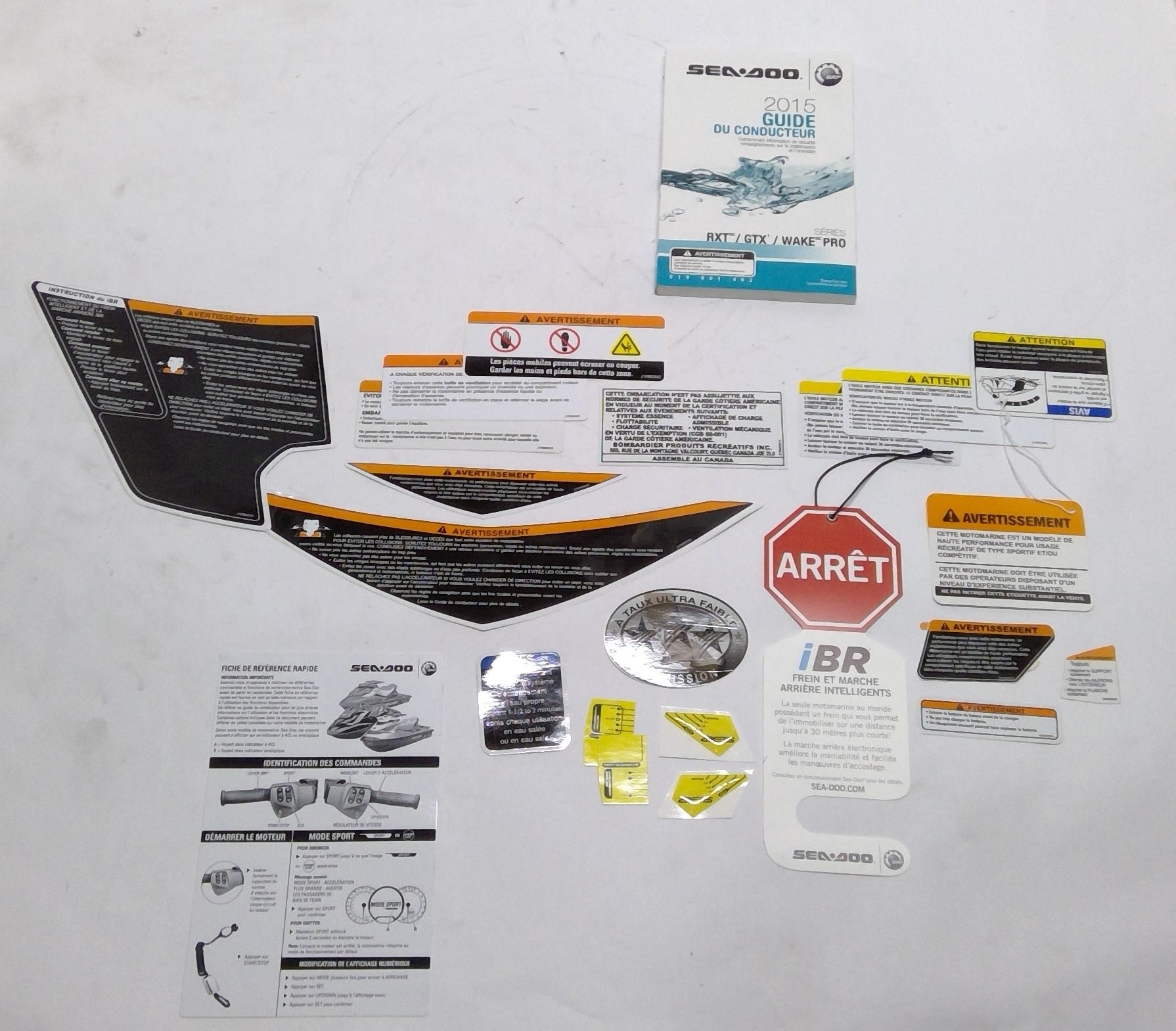 BRP Documents KIT, OEM Part # 295100618