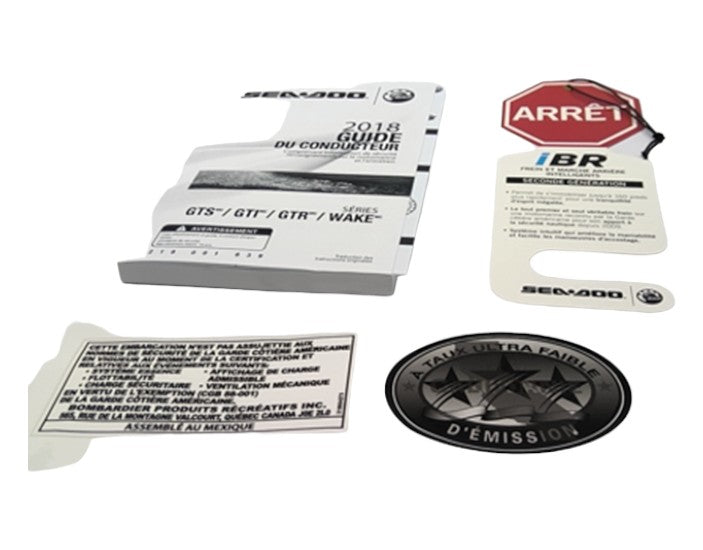 2004-2012 Fits Sea-Doo/ Speedster/ Utopia Documents Kit, OEM Part # 295100768 - Vintage image