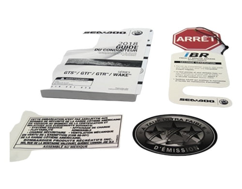 2004-2012 Fits Sea-Doo/ Speedster/ Utopia Documents Kit, OEM Part # 295100768 - Vintage image