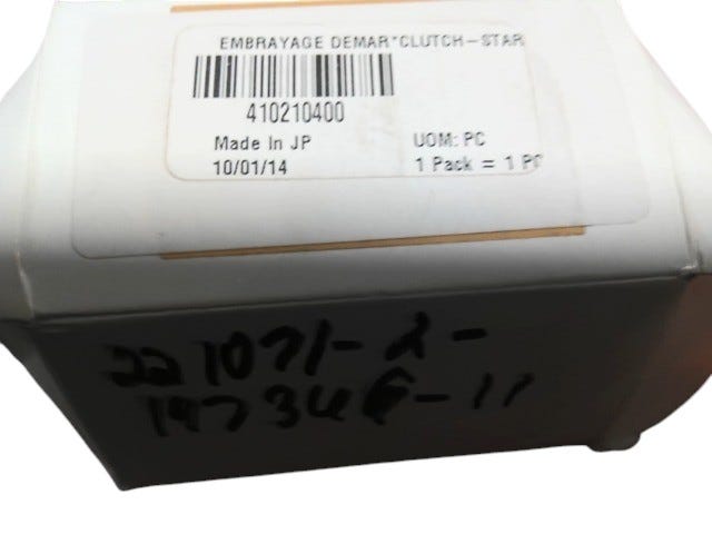 Fits BRP BRP BRP Starter Clutch, OEM Part # 410210400