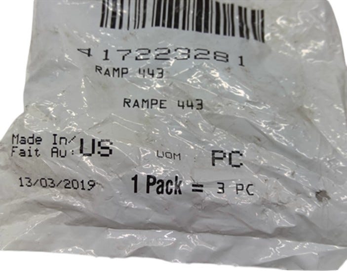 Ski-Doo RAMP 443 (3/pk), OEM Part # 417223281