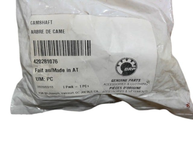 Fits 2013-2023 Can-Am Camshaft, OEM Part # 420281076