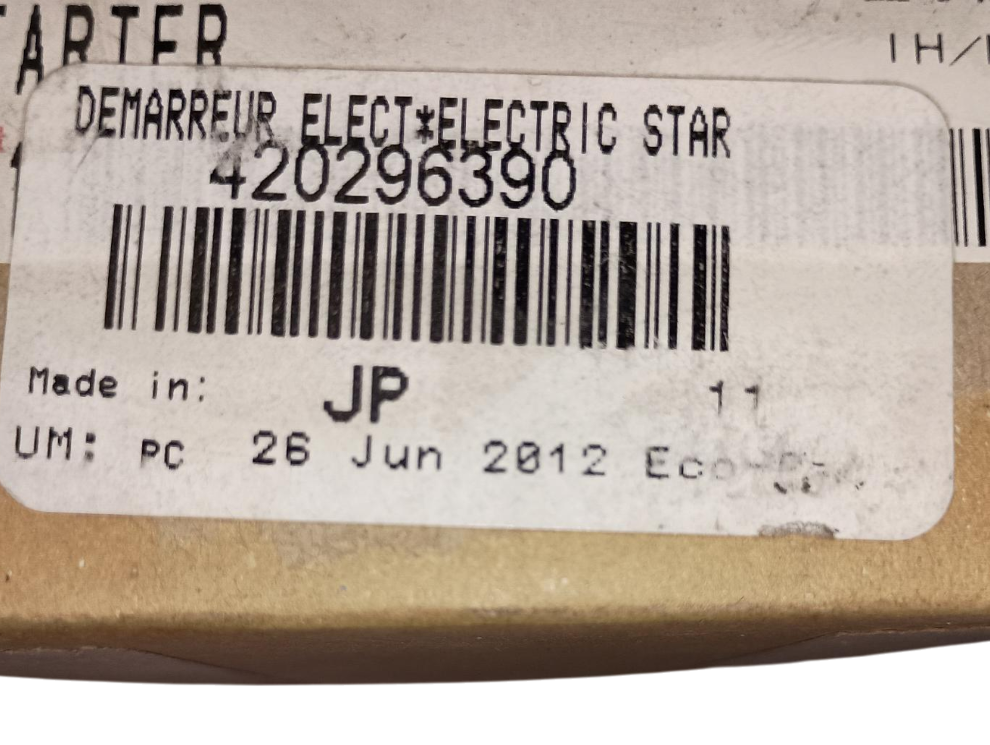 2003-2004 Fits Can-Am Rally/ Rally 175 Electric Starter, OEM Part # 420296390 - Vintage image