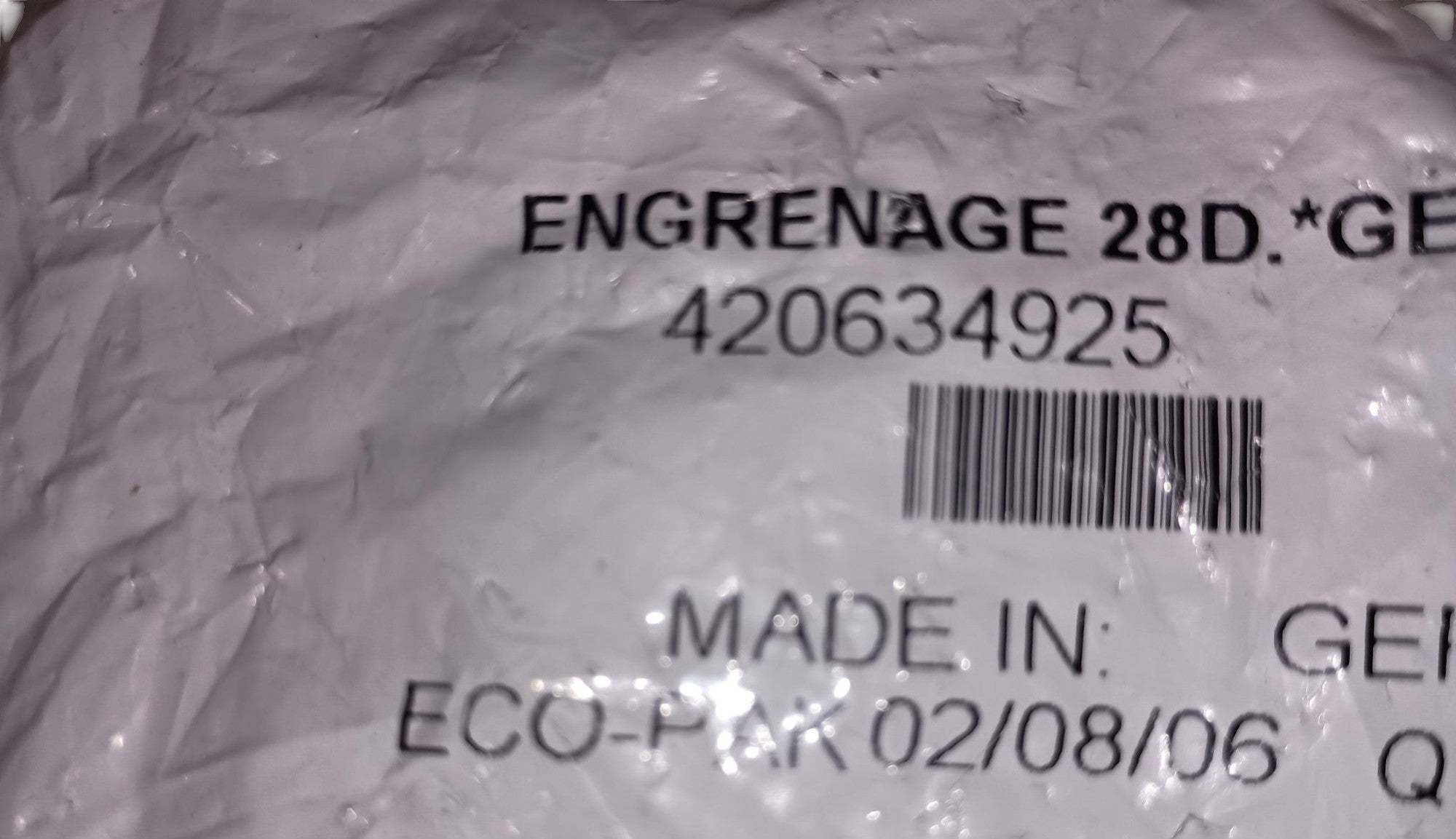 1999-2005 Fits Can-Am ATVS Output Gear 28 Teeth, OEM Part # 420634925 - Vintage image