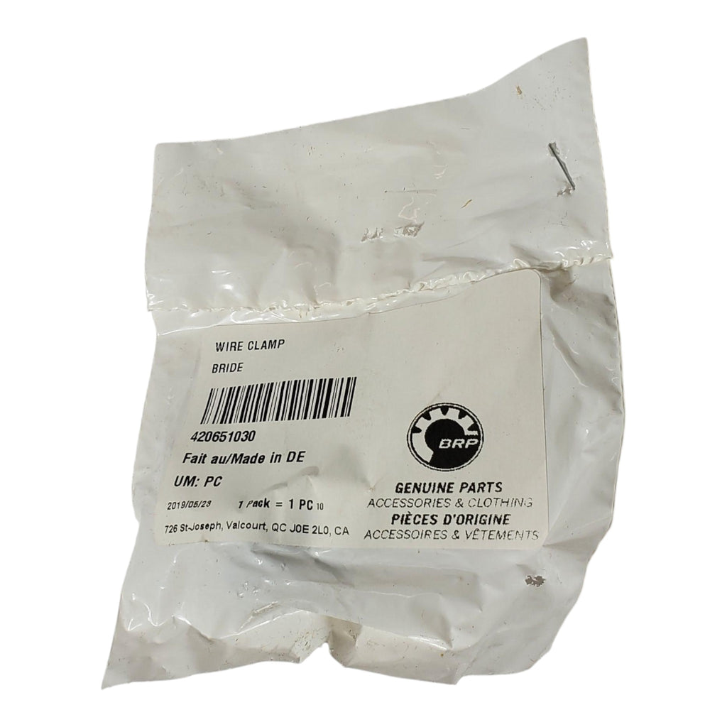Fits Ski-Doo Swt V800 Yetiii/ Legend Touring Wire Clamp, OEM Part # 420651030 - Vintage image