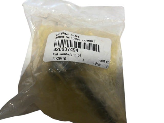 Fits 2008 Ski-Doo Expedition V-1300 OIL PUMP Shaft, OEM Part # 420837494