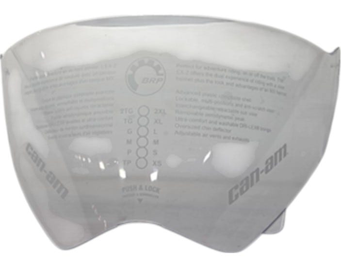 Fits BRP EX-2 RPM Standard Visor (2, OEM Part # 4484670000
