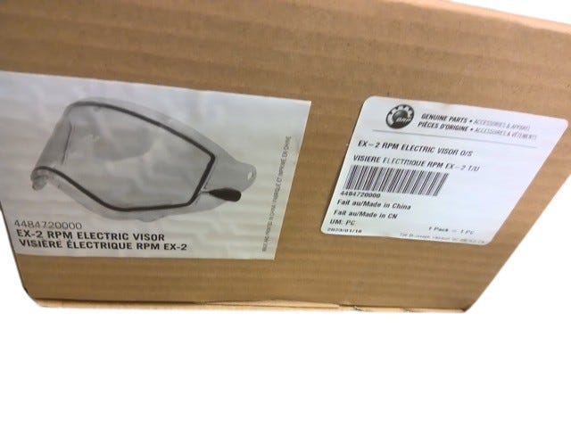 Fits BRP BRP BRP EX-2 RPM Eletric Visor (20, OEM Part # 4484720000