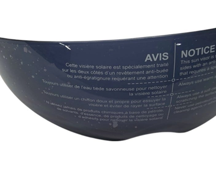 Fits 2018 Sea-Doo 2018 Sea-Doo Sea-Doo EX-2 RPM Sun Visor (2018), OEM Part # 4484730020