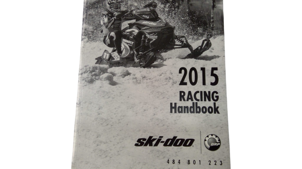 Fits Ski-Doo Racing Manual Ski-Doo 15 E, OEM Part # 484801223 - Vintage image