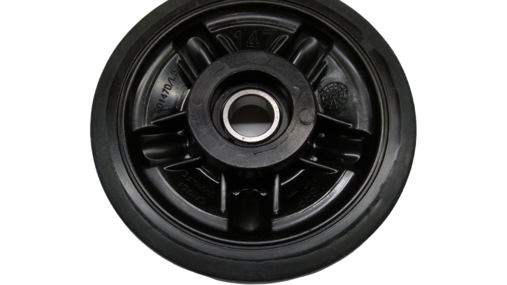 2008 Fits Ski-Doo Wheel 147 With Pattern Ass'y, Full Moon, OEM Part # 503191317 - Vintage image