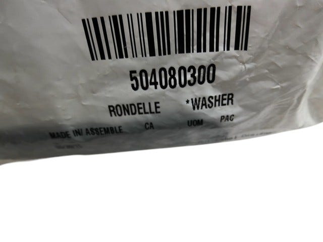 Fits 2008-2009 Ski-Doo Freestyle Back Country / GSX Fan Washer, OEM Part # 504080300