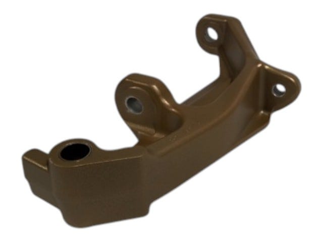 Fits 2011-2012 Ski-Doo Freeride 154 800R E-TEC (Racing) / Summit FREERIDE 800R E-TEC Gold RH Ski Leg, OEM Part # 505072948