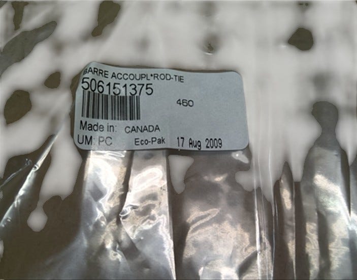 Fits BRP TIE ROD, OEM Part # 506151375