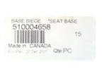 Fits 2008-2009 Ski-Doo MX Z 550X / Summit Adrenaline 600HO SDI SEAT BASE, OEM Part # 510004658