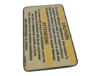 Fits 2008-2012 Ski-Doo Skandic SWT V800 YetiII / Skandic WT 550F YetiII Caution Decal AIR Intake, OEM Part # 516002715