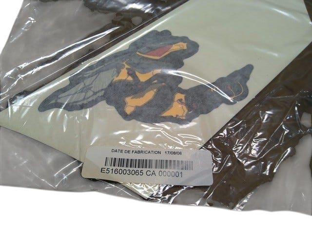 Fits Ski-Doo Ski-Doo Ski-Doo RH Bottom PAN Decal, OEM Part # 516003065