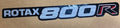Fits Ski-Doo HOOD Decal Rotax 800R, OEM Part # 516003440
