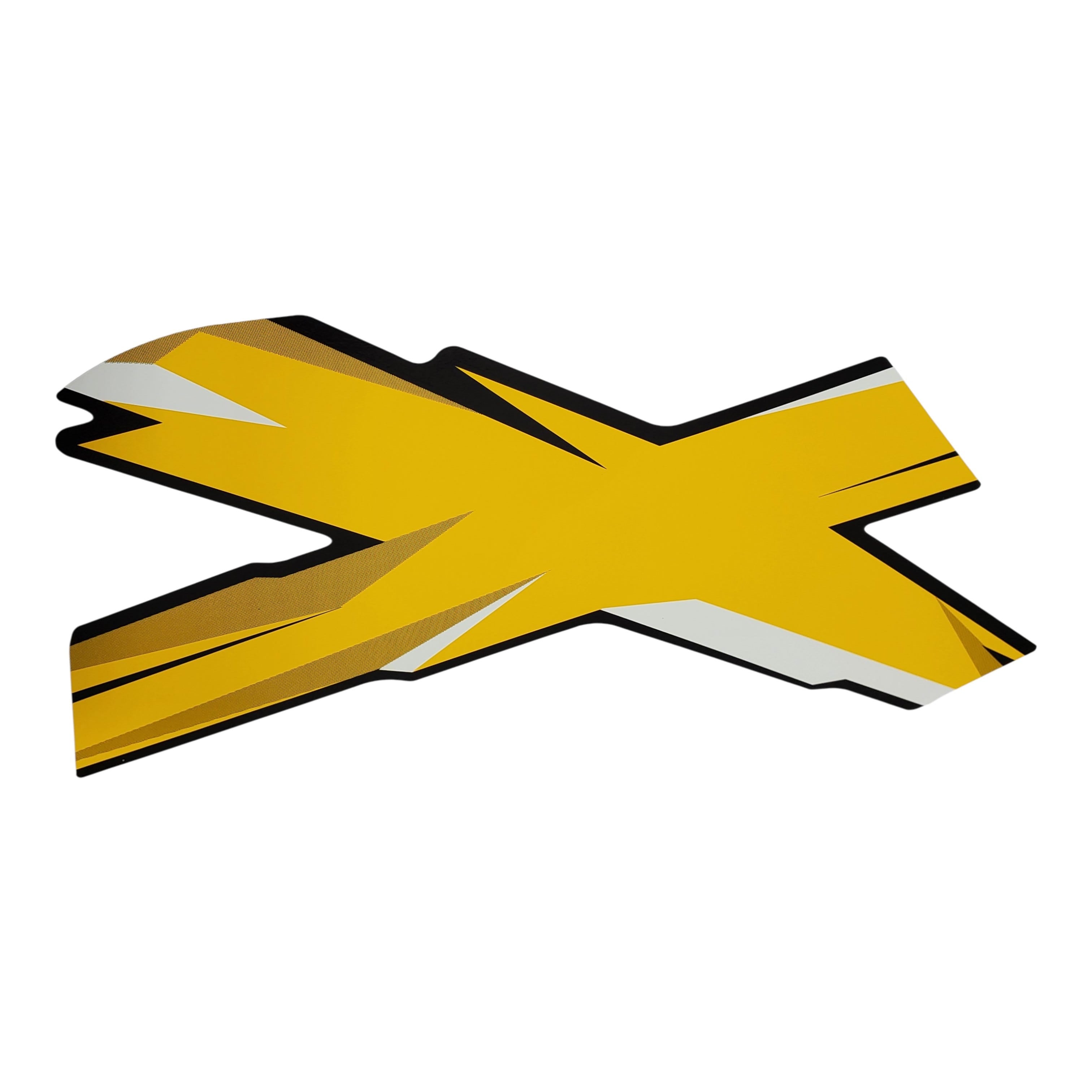 Fits 2013 Ski-Doo MXZ X 600HOE / MXZ X 800RE XS RH Lower Decal X, OEM Part # 516005138