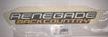 Fits Ski-Doo Renegade SIDE Decal Renegade Backco, OEM Part # 516005166