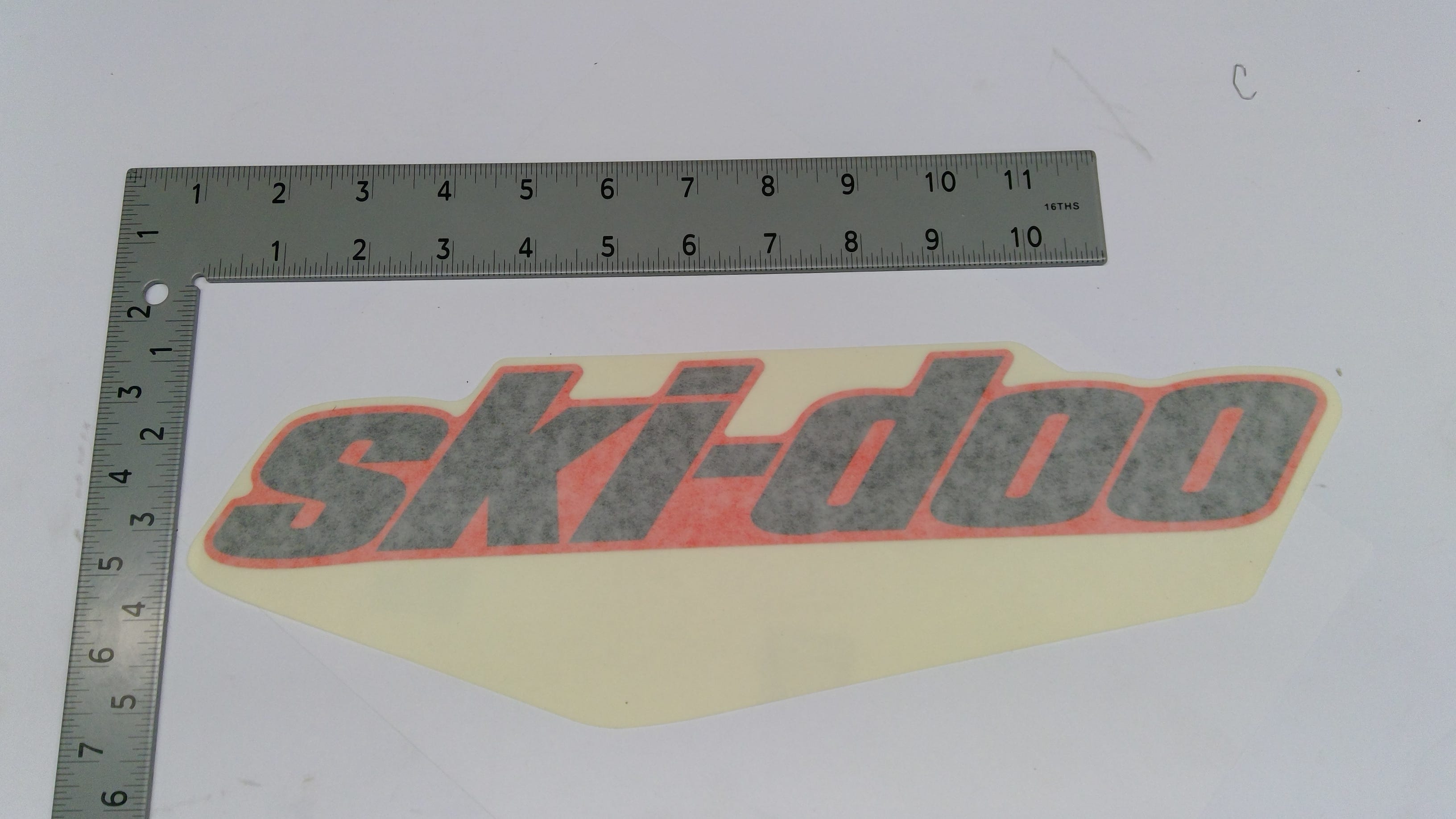 Fits Ski-Doo LH HOOD Decal SKI DOO, OEM Part # 516006458