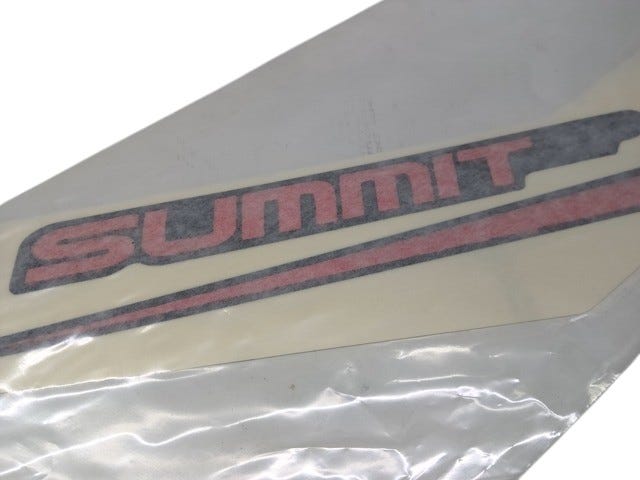 Fits 2015-2016 Ski-Doo SUMMIT 600HO E-TEC / SUMMIT 800R E-TEC LH SIDE Decal, Summit, OEM Part # 516006596