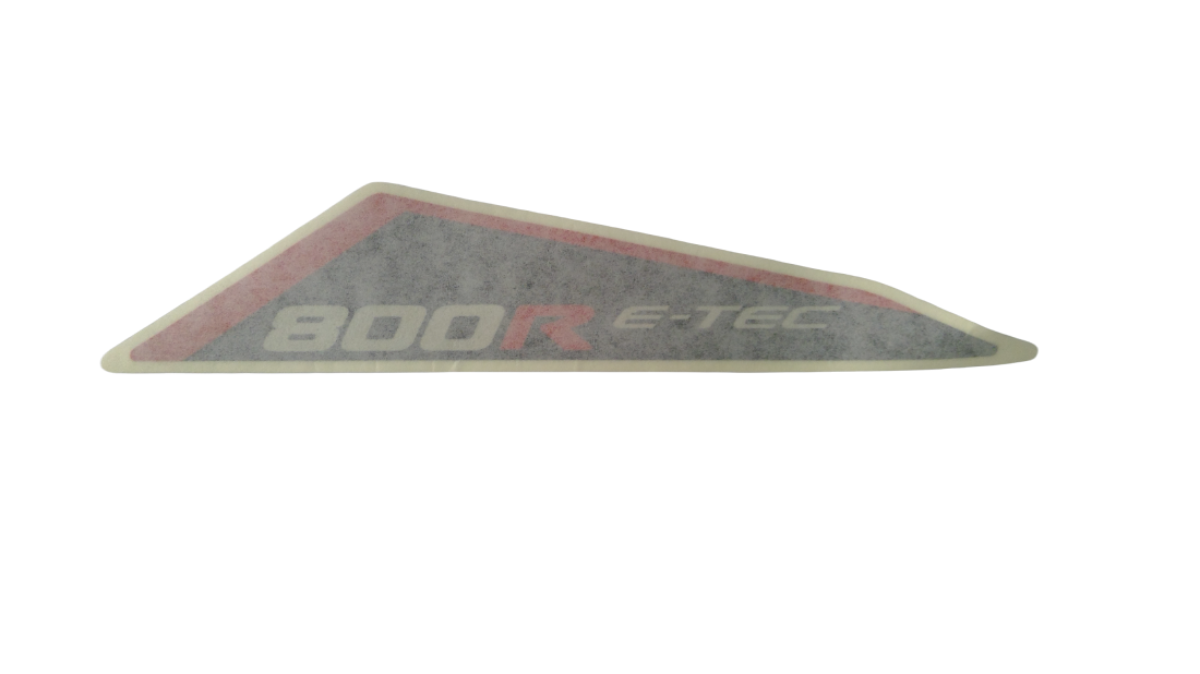 Fits 2016-2017 Ski-Doo SUMMIT - 2-STROKE - 800R E-TEC / SUMMIT 800R E-TEC Hood Decal, 800R E-TEC, Black/Red, OEM Part # 516007477